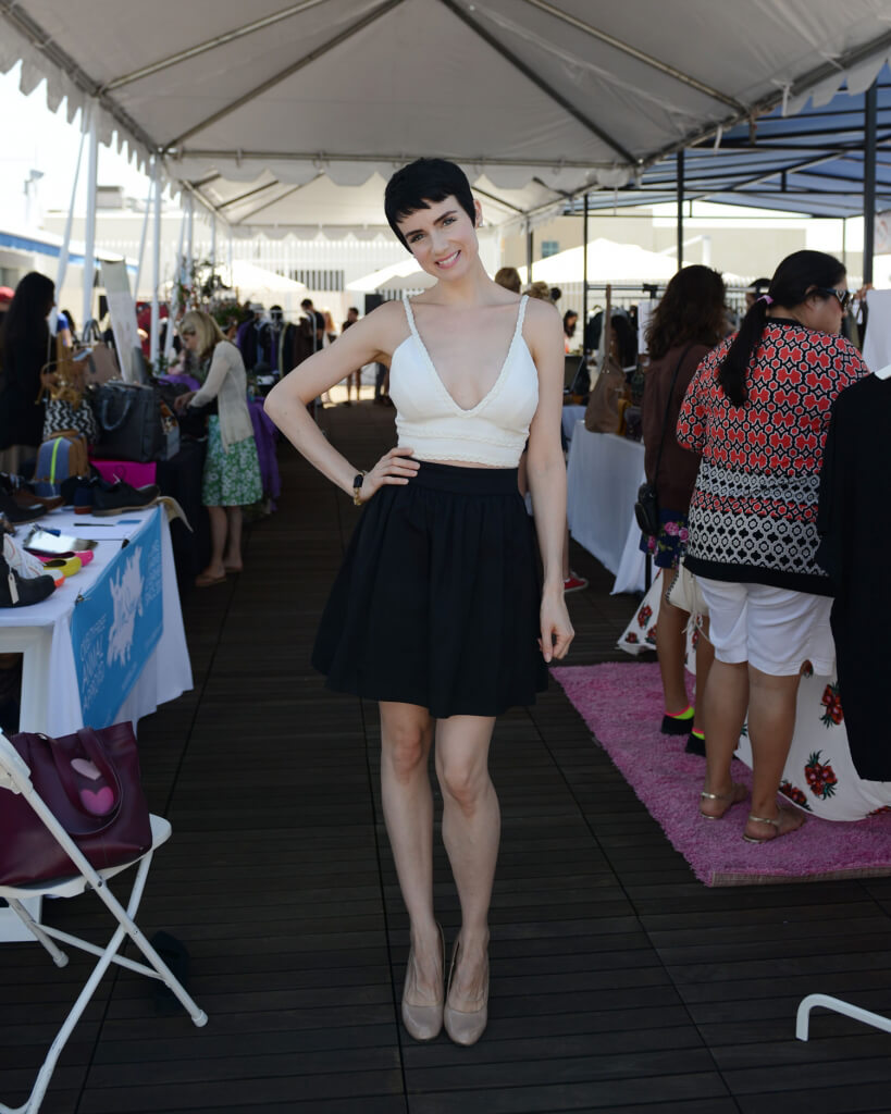 Victoria Summers at PETA Vegan Fashion pop-Up