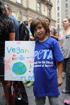 Kid at People's March