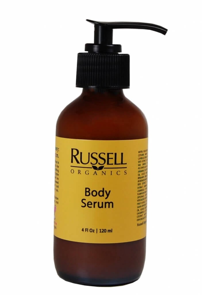 russell organics body serum