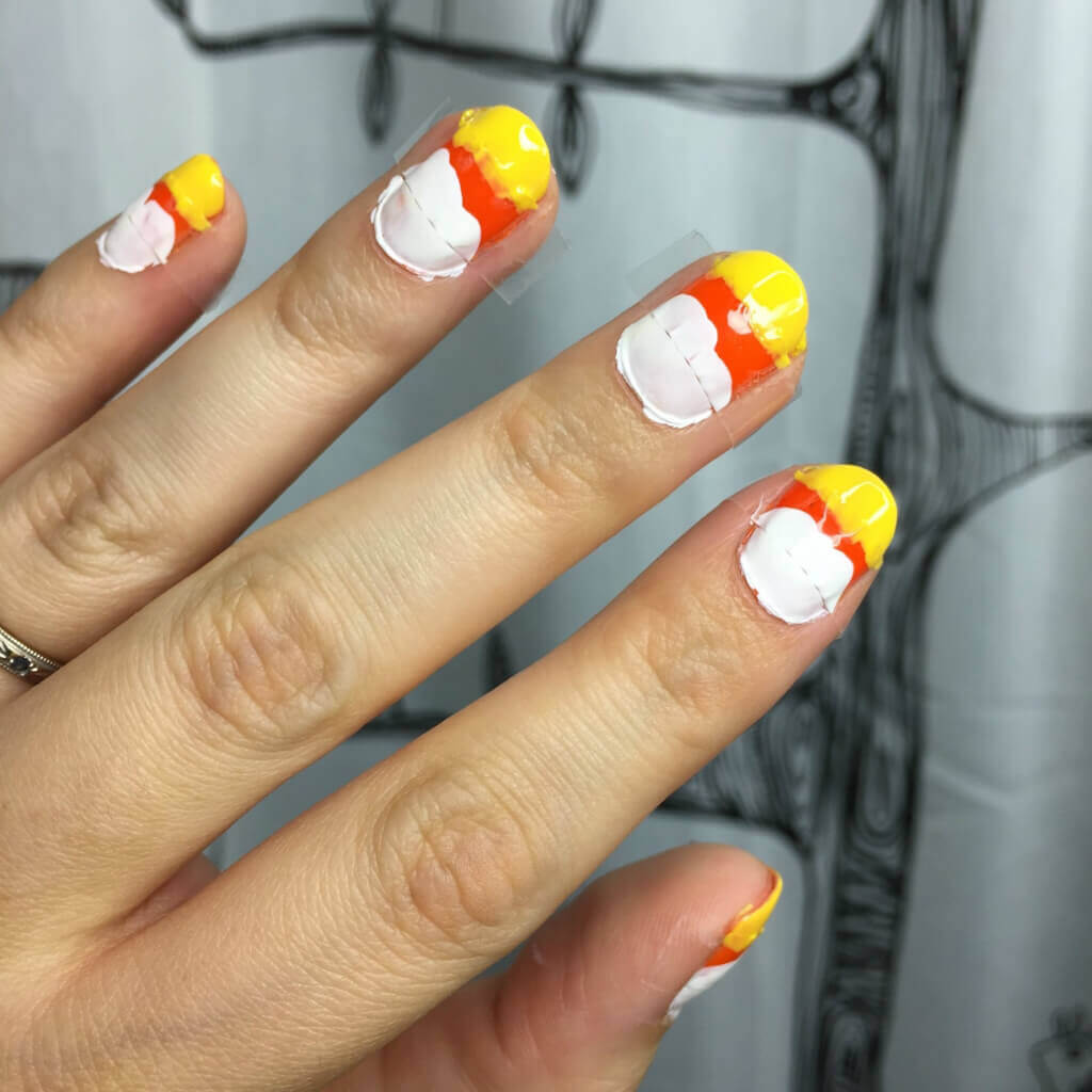 Candy Corn Nails