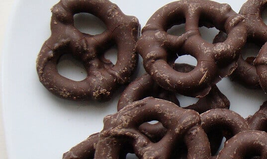 chocolate covered pretzels