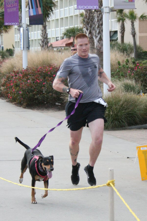 Holly Berry Crossed 5K Finish Line With Guardian