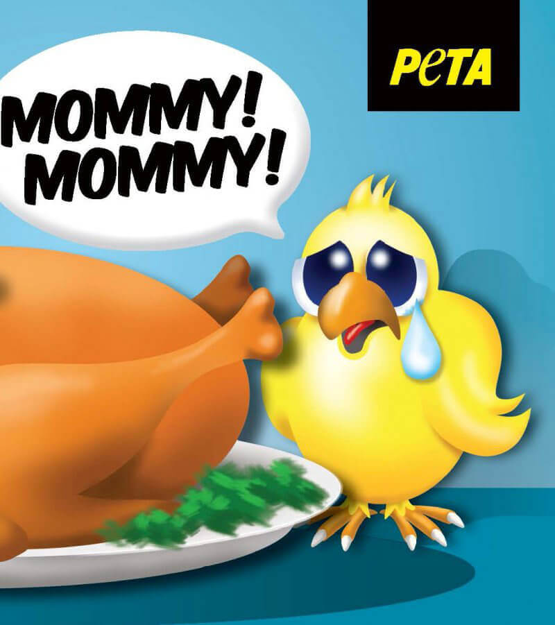 PETA announces this week that it hates Mario and Thanksgiving