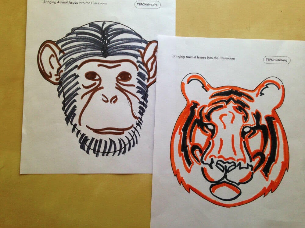 teachkind animal masks