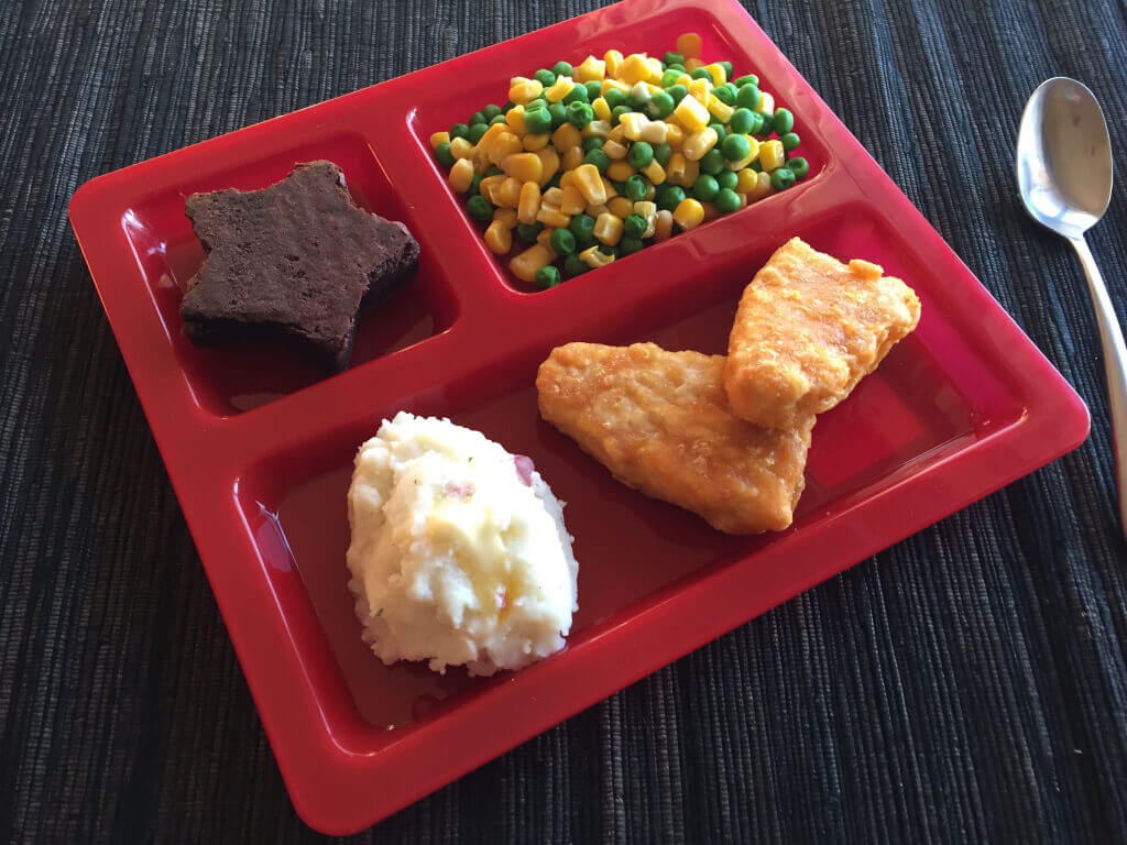 TV Dinner with Gardein's Fishless Filet