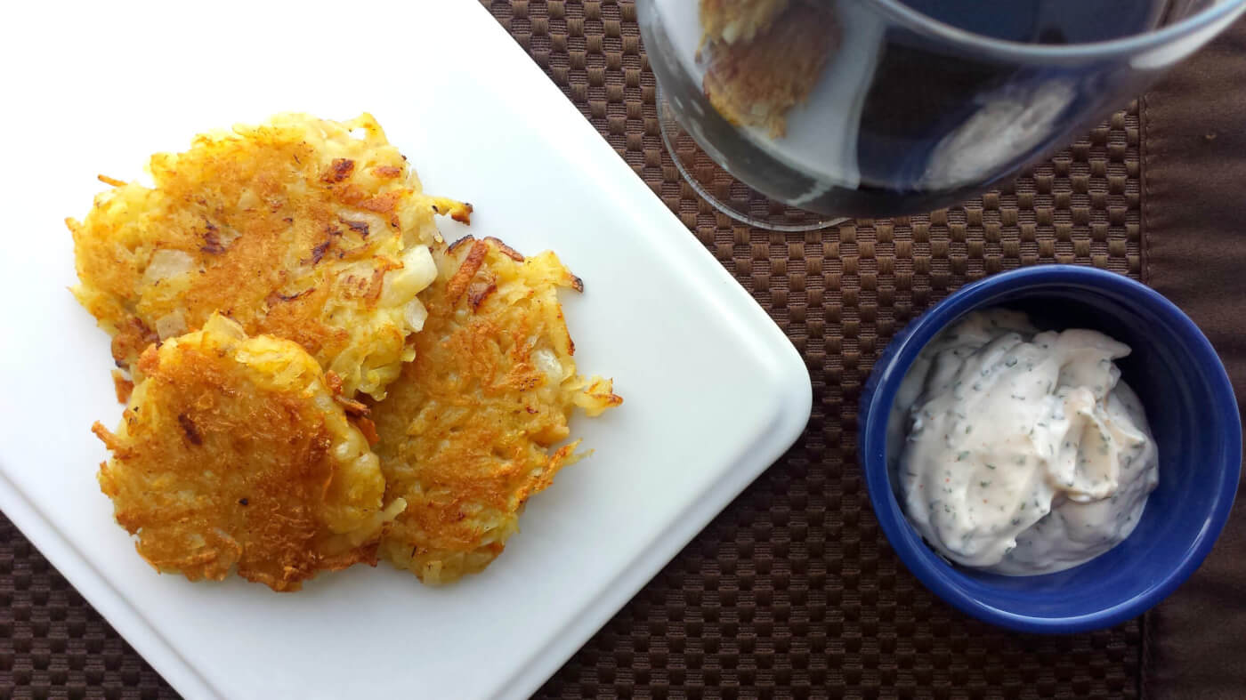 Divine Vegan Latkes for Hanukkah