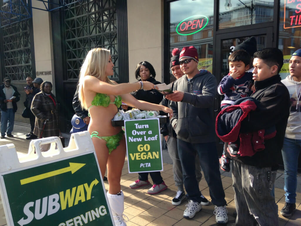 PETA Subway Sandwich Giveaway