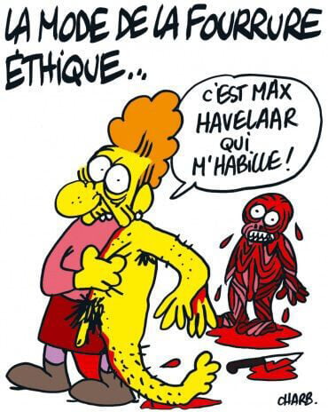 Charlie Hebdo Fur by Charb