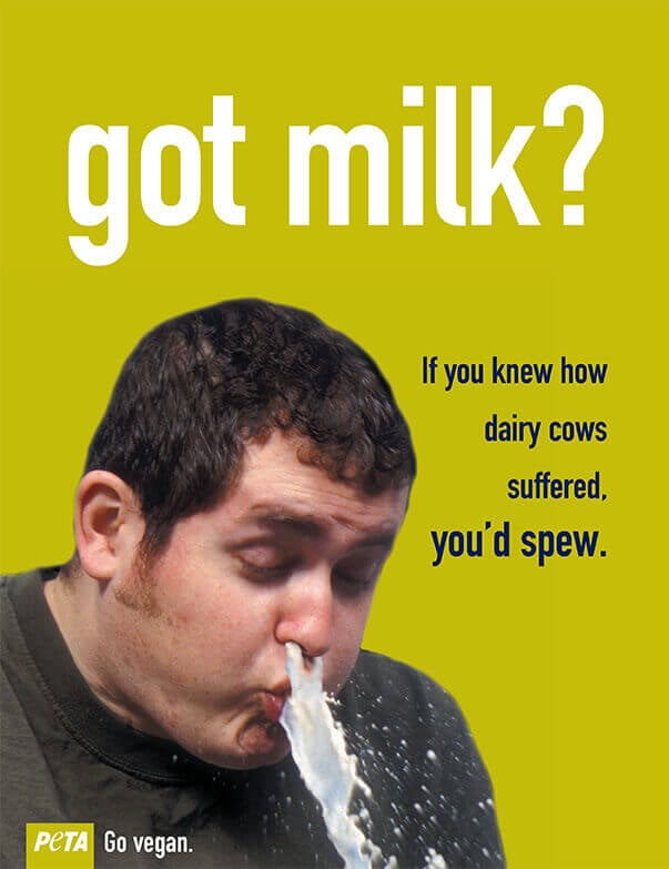 "Got Milk?" Spew Anti-Dairy Ad 2015