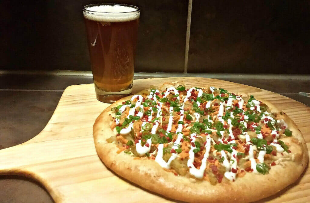 Brick Road Loaded Potato Pizza