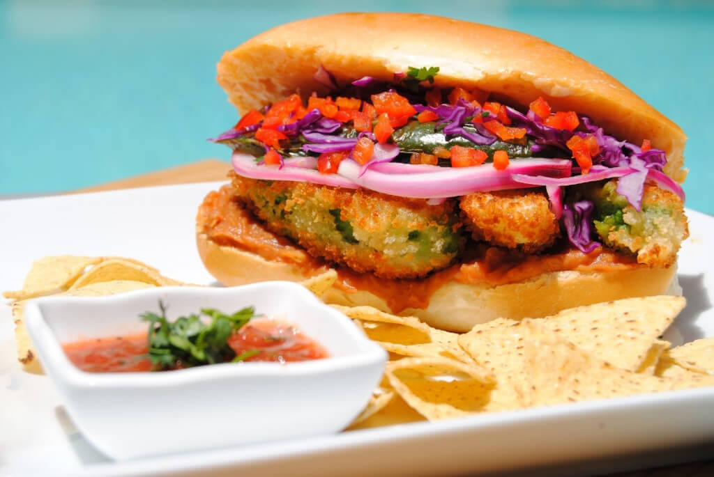 Fried Avocado Torta