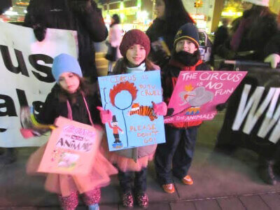 Ballerina-Led Ringling Bros. Protest