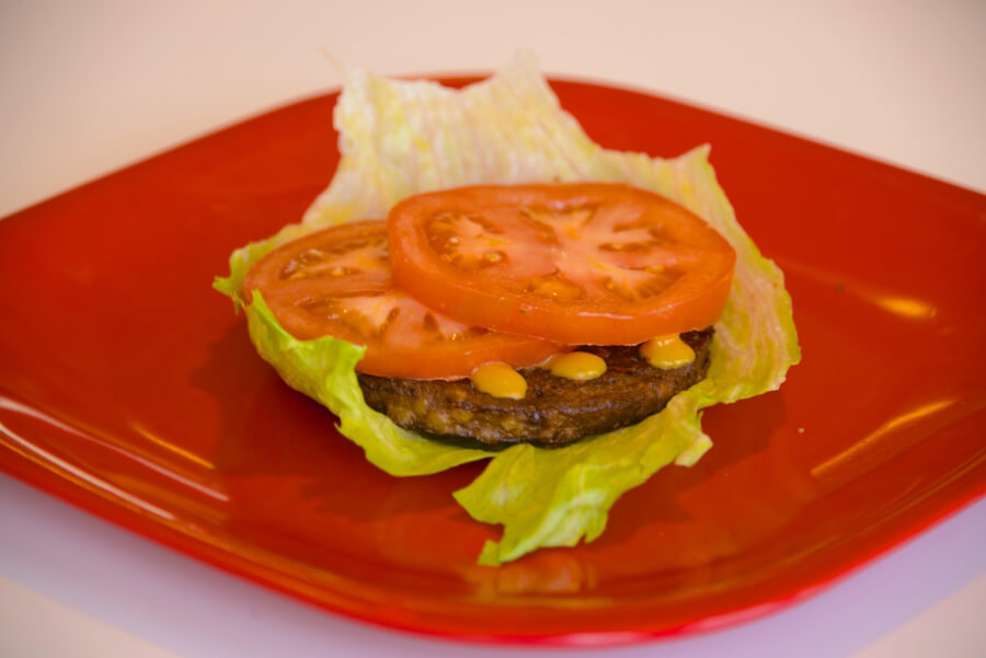 Lettuce Wrapped Beyond Meat Beast Burger