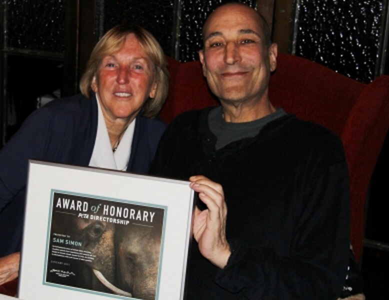 Sam Simon & Ingrid E. Newkirk.