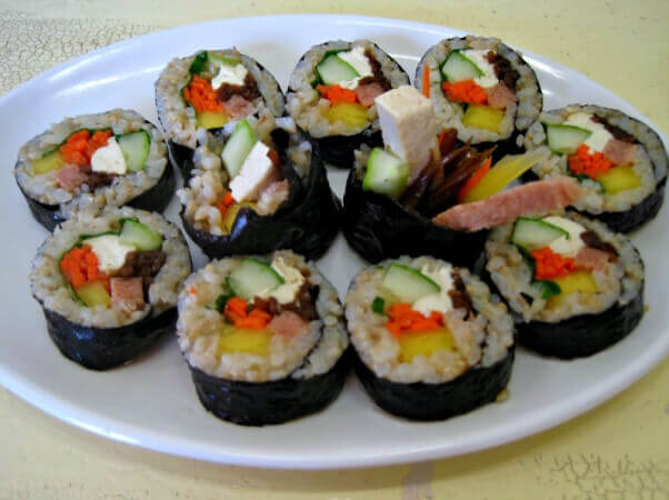 Vegan Kimbap