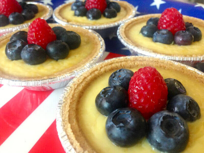 Four-Ingredient Berry Tarts