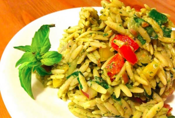 Spinach and Orzo