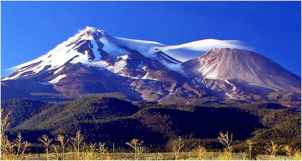 CA Mountaintop in Snow