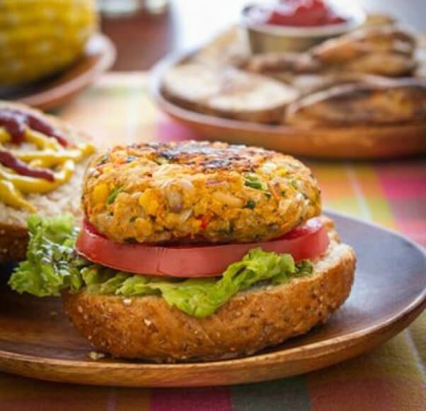 Chickpea Veggie Burger by Oh She Glows