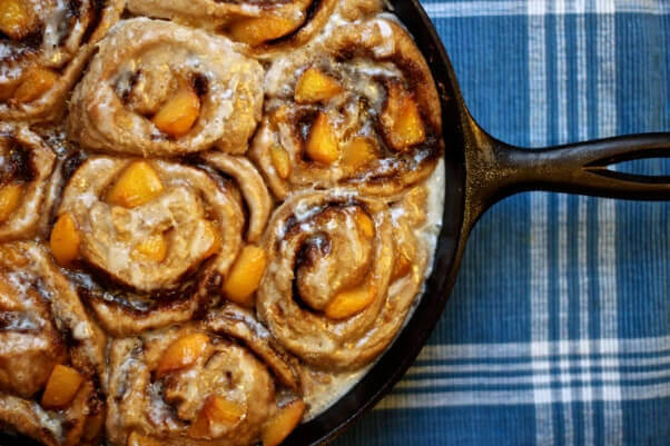 Peach-Cinnamon-Rolls