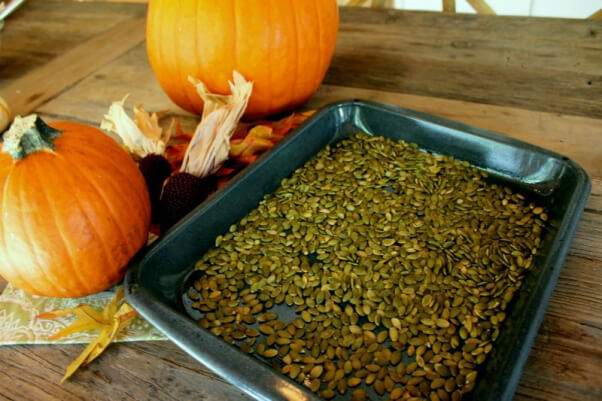 Unroasted pumpkin seeds