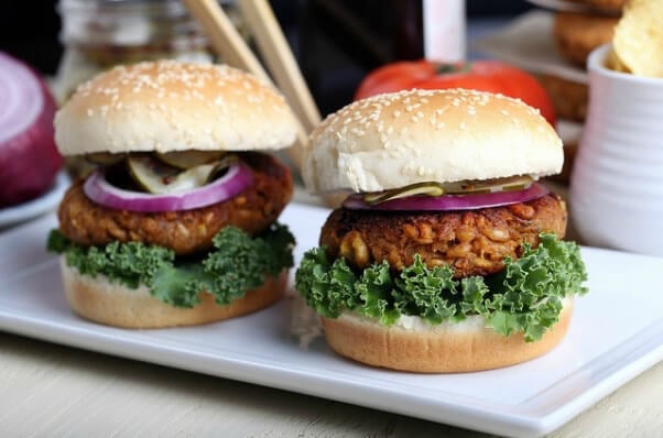 sweet potato burger vegan