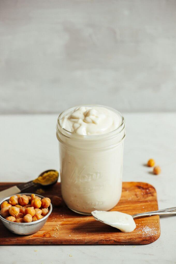 vegan aquafaba mayonnaise