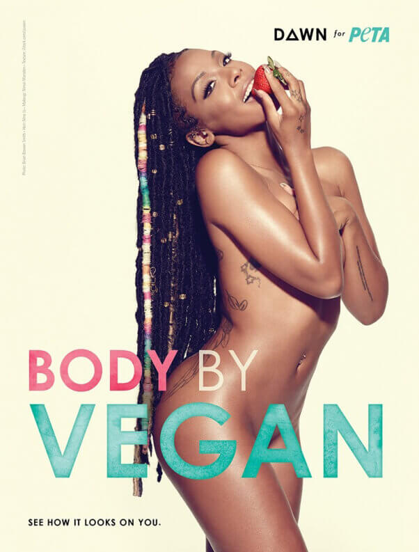 Dawn Richard in Vegan PETA Ad