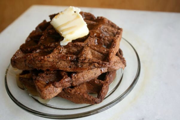 Fudgy Brownie Waffles