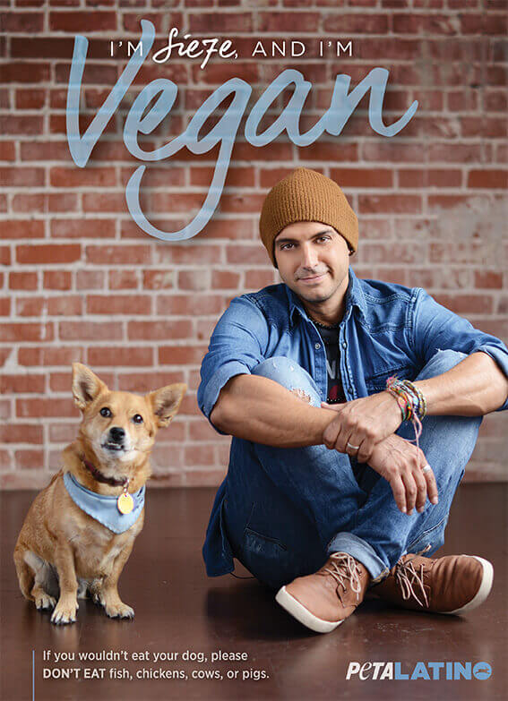 hispanic heritage month celebs sie7e for peta latino