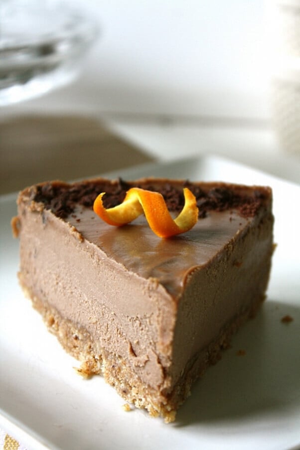 chocolate orange cheesecake fettle vegan