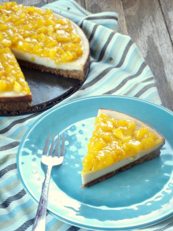 mango cheesecake connoisseurus vegan