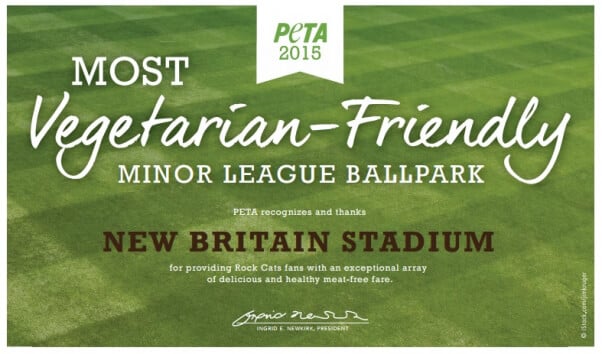 Certificate Artwork: Veg Friendly Ballparks