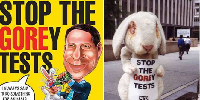 Photo o PETA "rabbit" Gorey