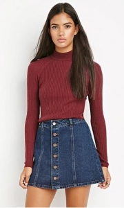 Denim skirt F21