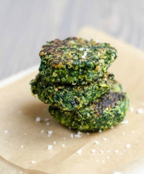 spinach fava bean quinoa