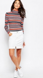 white skirt ASOS