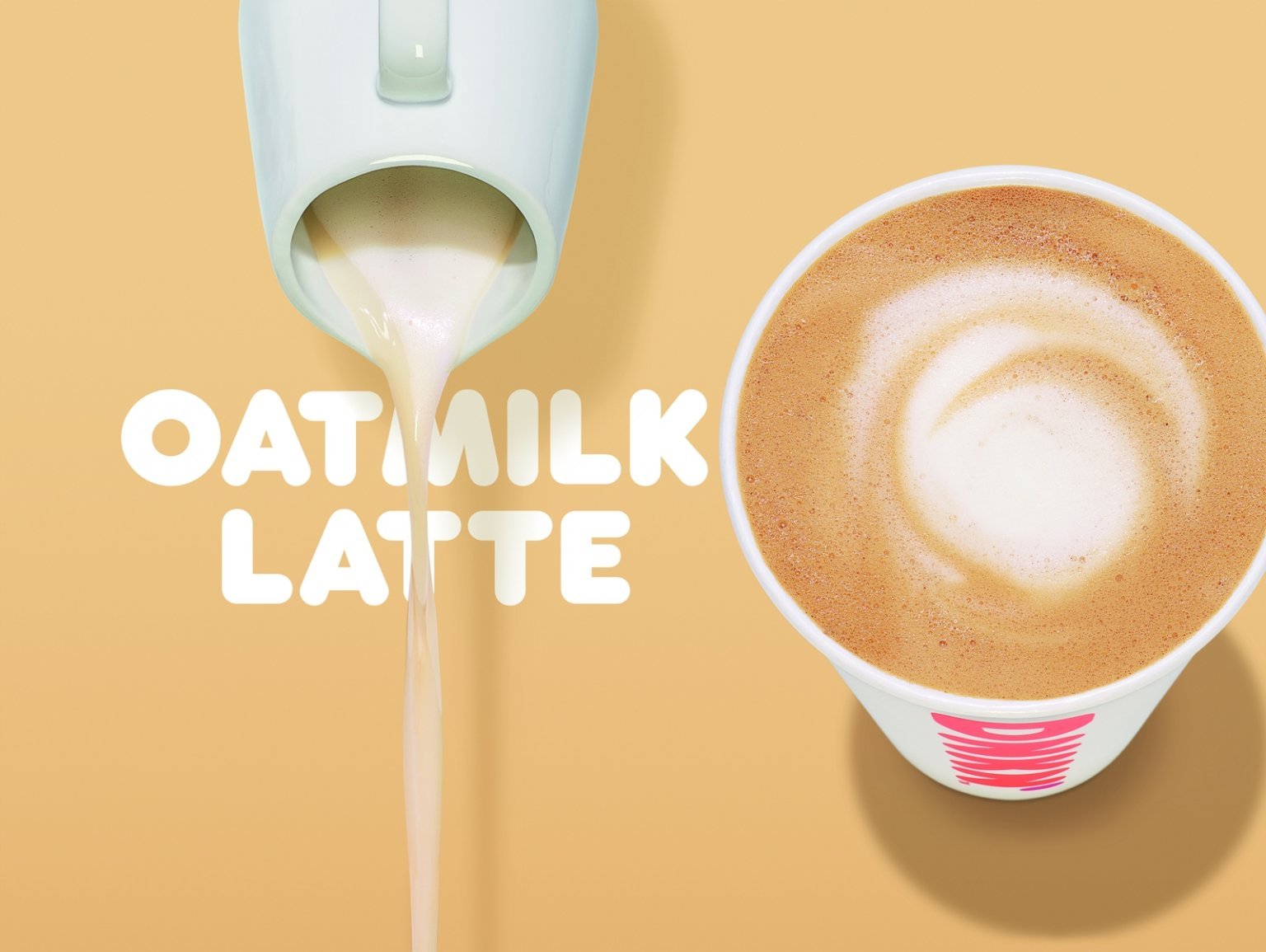 Dunkin' Launches New Oat Milk Latte Nationwide PETA