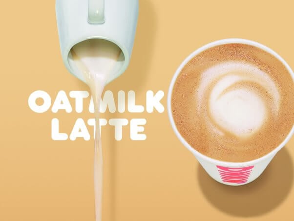 oat milk latte dunkin'