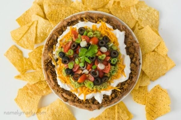 Vegan seven layer dip