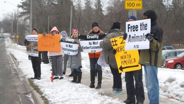 zoo protest