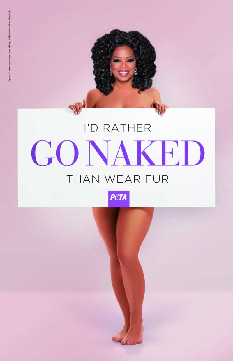 Could PETA's Prank Lead to a Naked Oprah Ad? | PETA