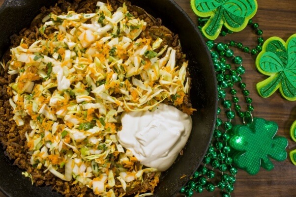 Vegan St. Patrick's Day Irish Nacho Pie Recipe