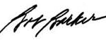 bob barker signature