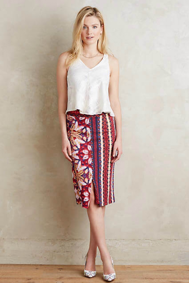 Anthropologie Marala Knit Skirt