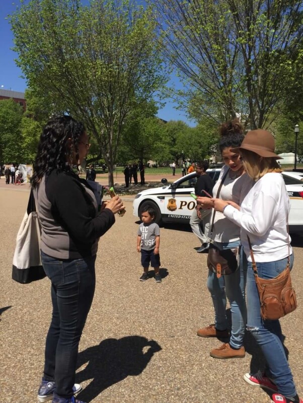 PETA at 420 demonstration in Washington, D.C.