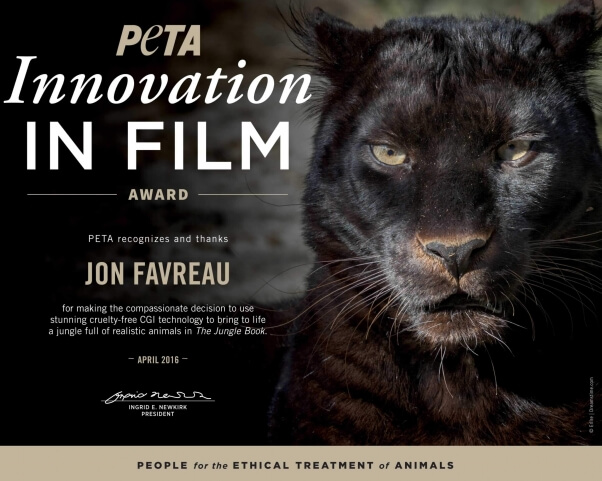 Innovation in Film Award given to Jon Favreau