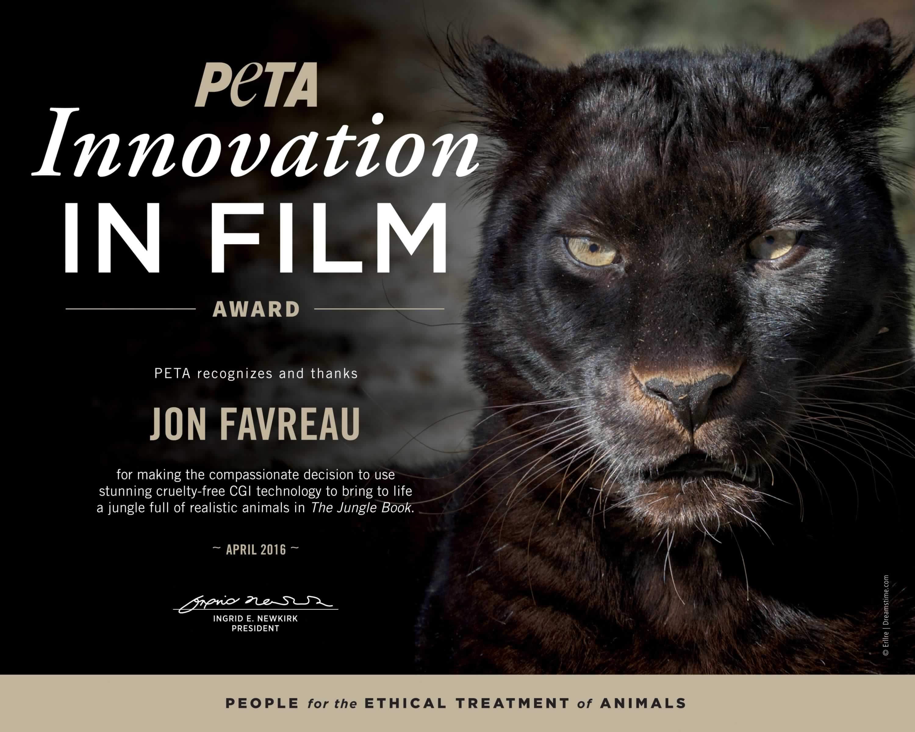 See How Jon Favreau and Disney's 'The Jungle Book' Saved Animals | PETA