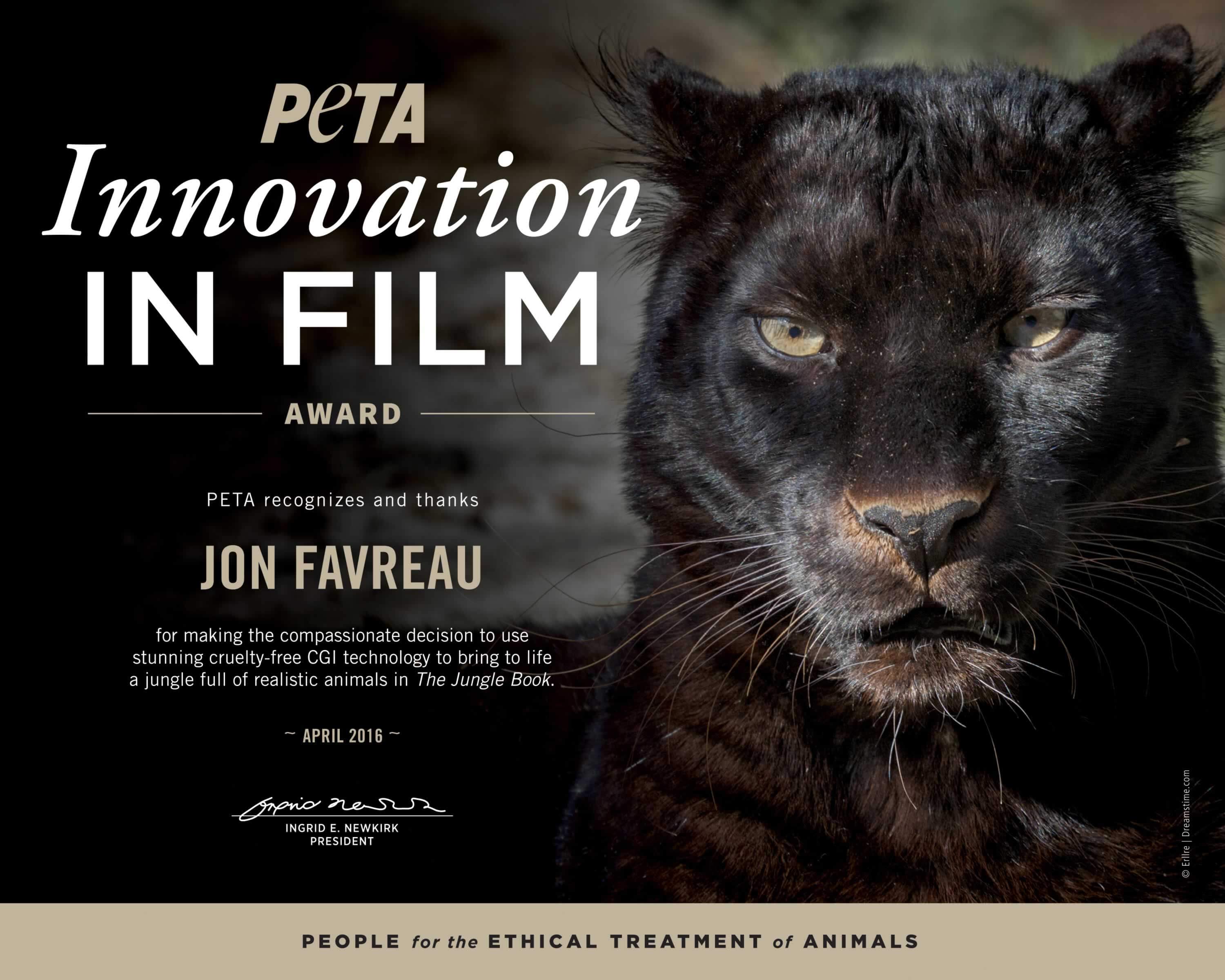 See How Jon Favreau and Disney's 'The Jungle Book' Saved Animals | PETA See How Jon Favreau and Disney's 'The Jungle Book' Saved Animals | PETA