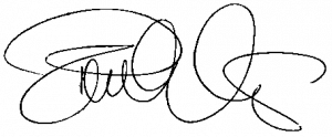 Pamela Anderson Signature